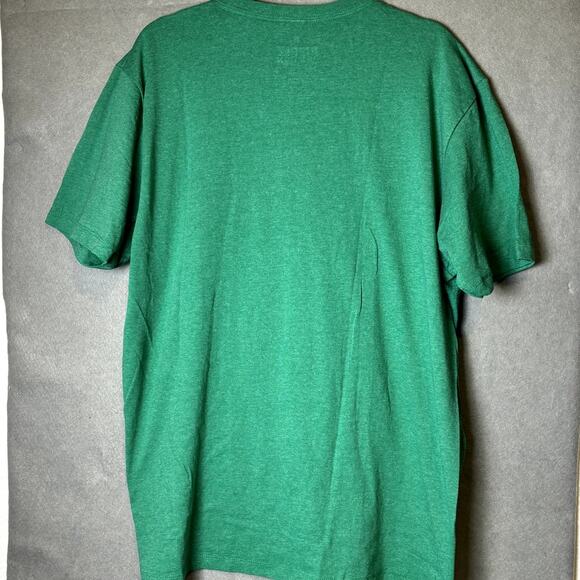 St Patricks Day Bowtie Green Shamrock Party Festival Graphic Tee Shirt XL NWT - Picture 3 of 4